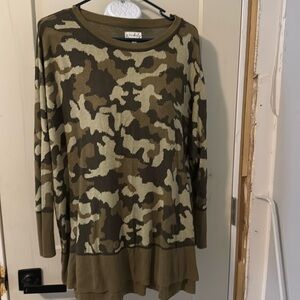 Camo Tunic sweater